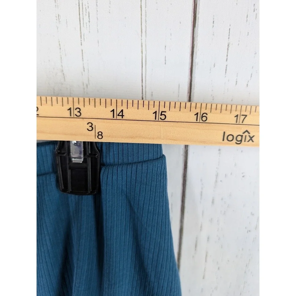 Adore Me Size Medium‎ Womens Blue Ribbed Intimate Shorts NWT